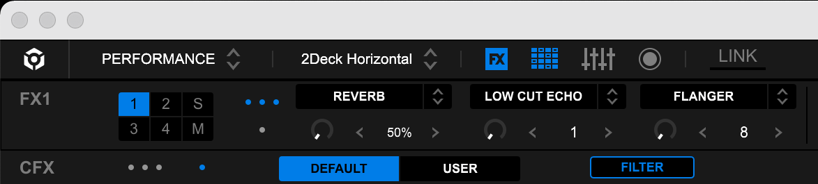 DDJ-RB接続時のFX1